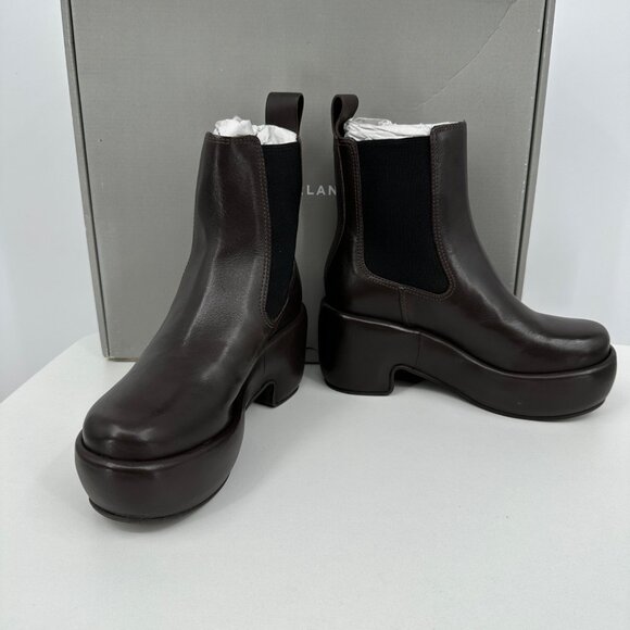Everlane The Puffa Boot in Dark Brown size 5 Chelsea Ankle 3.25" Chunky Platform - Picture 3 of 10